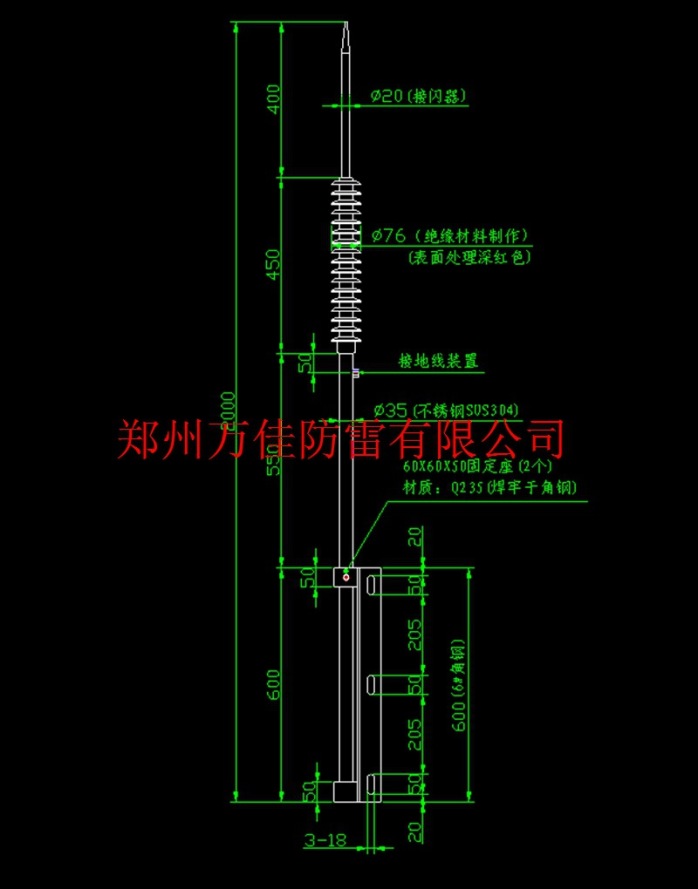 接闪器与被保护物间隔距离_接闪器保护半径_接闪器保护范围是多少